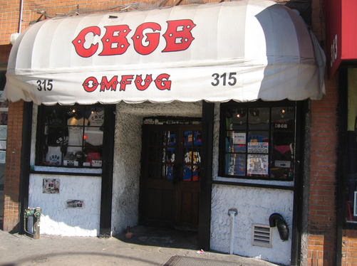 CBGBs in NYC